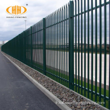 Durable 1,8x2,4 m en poudre enveloppe en acier Euro Palisade Fence